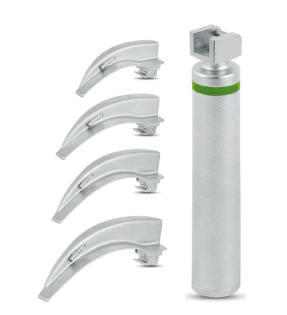 LARYNGOSCOPE FIBRE OPTIQUE ‘ASP’ 4 LAMES Medicalex